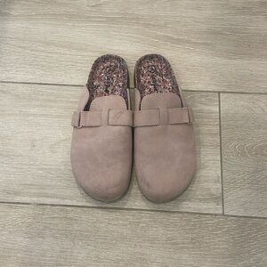 Cat & Jack slide on mule shoes size 3 girls rose/light pink